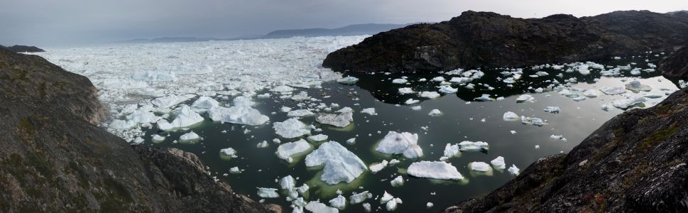 Icefjord v blízkosti chaty